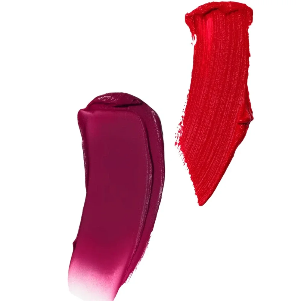 Glossier G Suit Soft Touch Lip Gloss Lipstick Creme Lot 2 Tempo Jet Matte Liquid